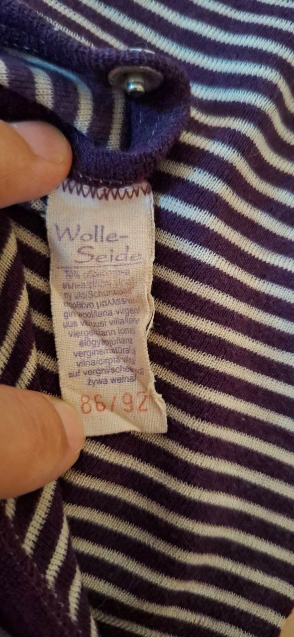 Lotti & Set di vestiti: 2 Bodys, Wolle Seide, Gr. 68 und 86/92 – Usato da Malix venduto da jul_7nhn 1