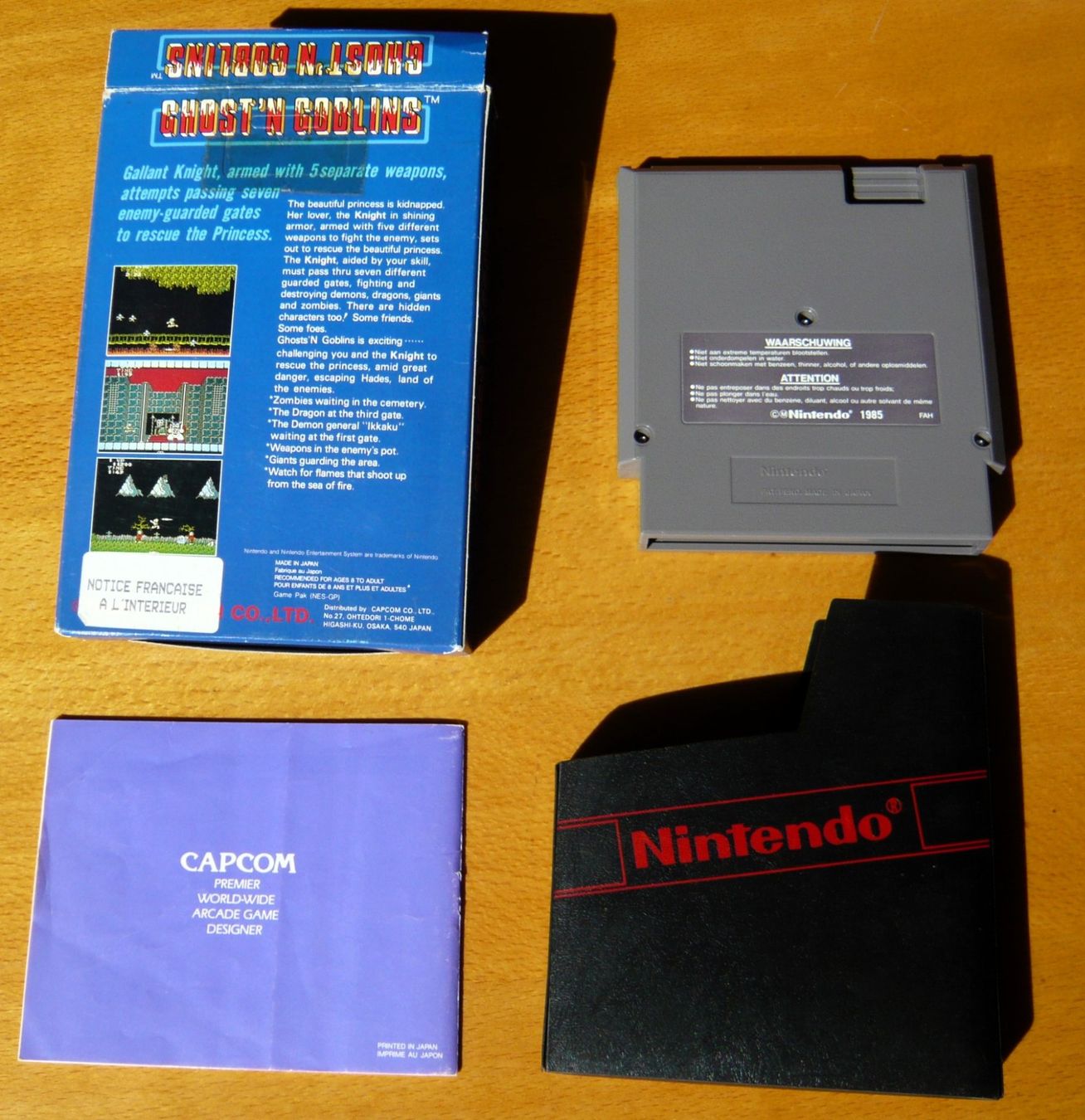 Nintendo Giochi: NES : Ghost'n Goblins, CIB, Très Bon état ! – Usato da Onex venduto da Jaguar1986 3