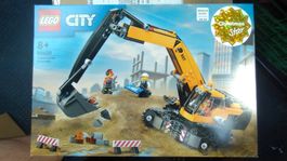 LEGO City Excavatrice de Chantier 60420 - Neuf, scellé!