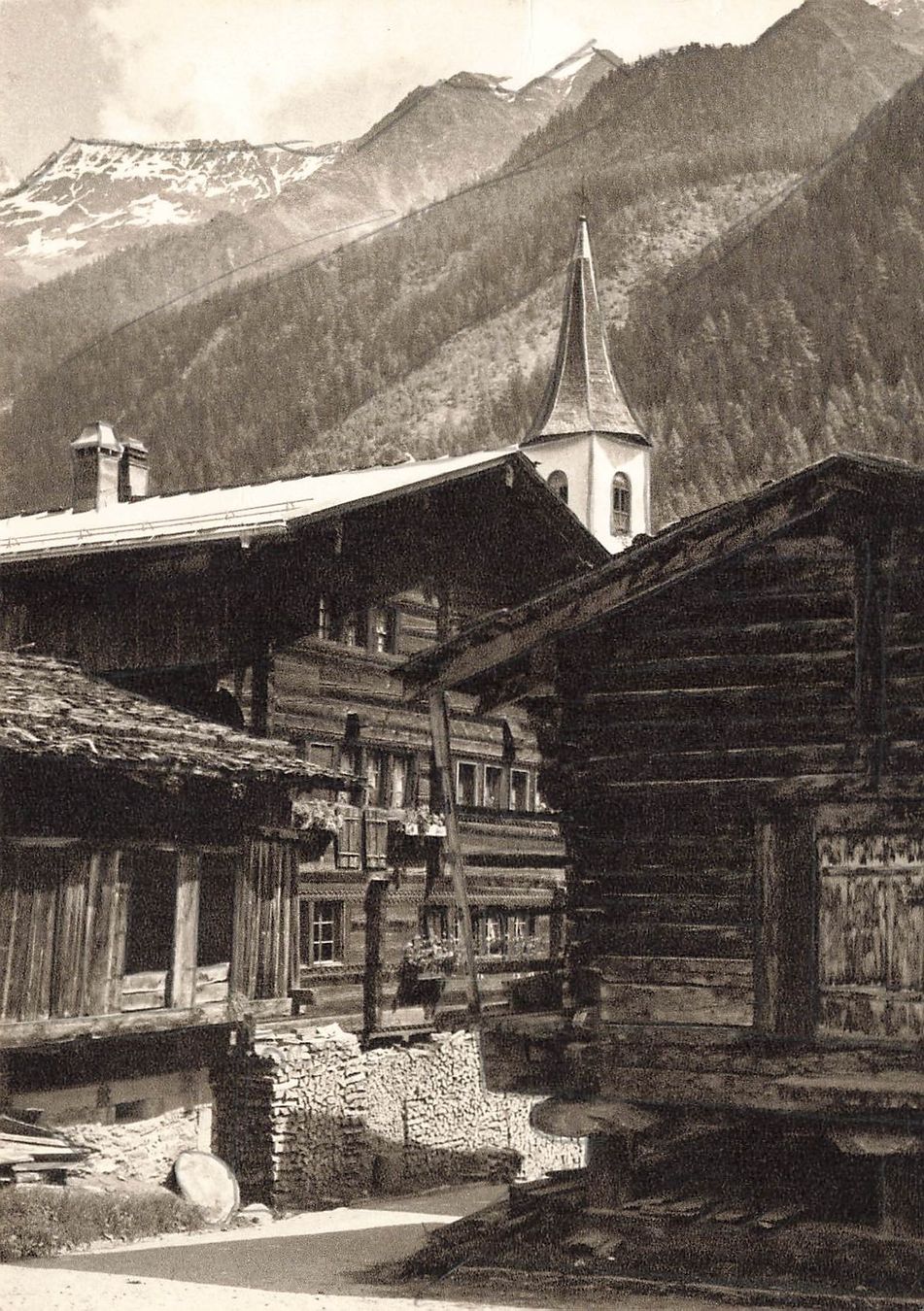 Cartoline postali: Kippel (VS) Alpendorf Lötschental G – Usato da Biasca venduto da Blenio71