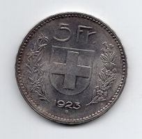 (240) Schweiz, 5 Franken 1923, Tell, top stgl