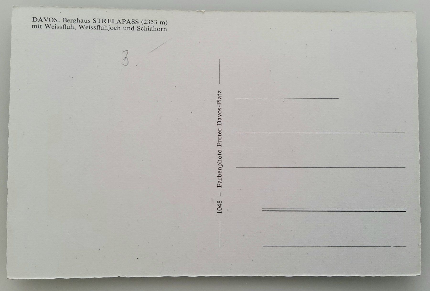 Cartoline postali: Ansichtskarte Davos, Berghaus Strelapass – Nuovo (secondo la descrizione) da Buchrain venduto da mue_kru 1