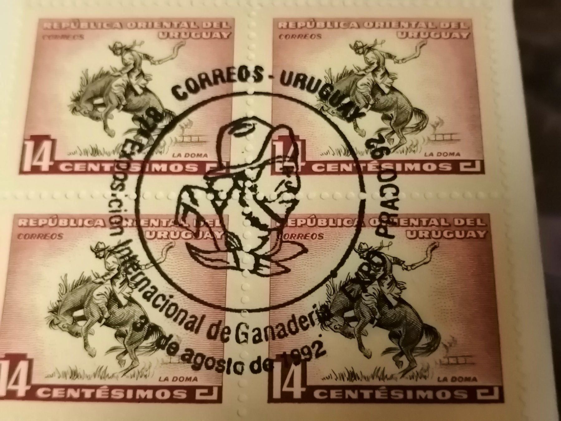 Alle Münzen: MÜNZBRIEF Uruguay Gaucho 100 Pesos – Gebraucht aus Nunningen von silvermoon68 2