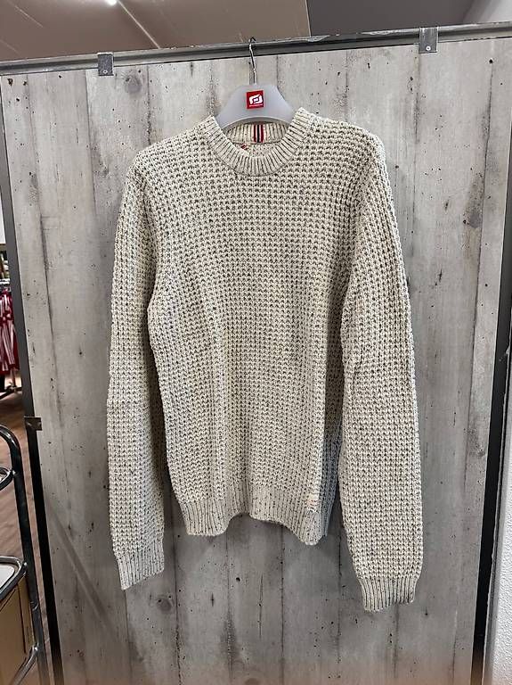 Maglioni & Felpe: Amundsen Oslo Herren Strickpullover Gr. L Creme Wollpullover – Usato da Sursee venduto da pilatus.sport