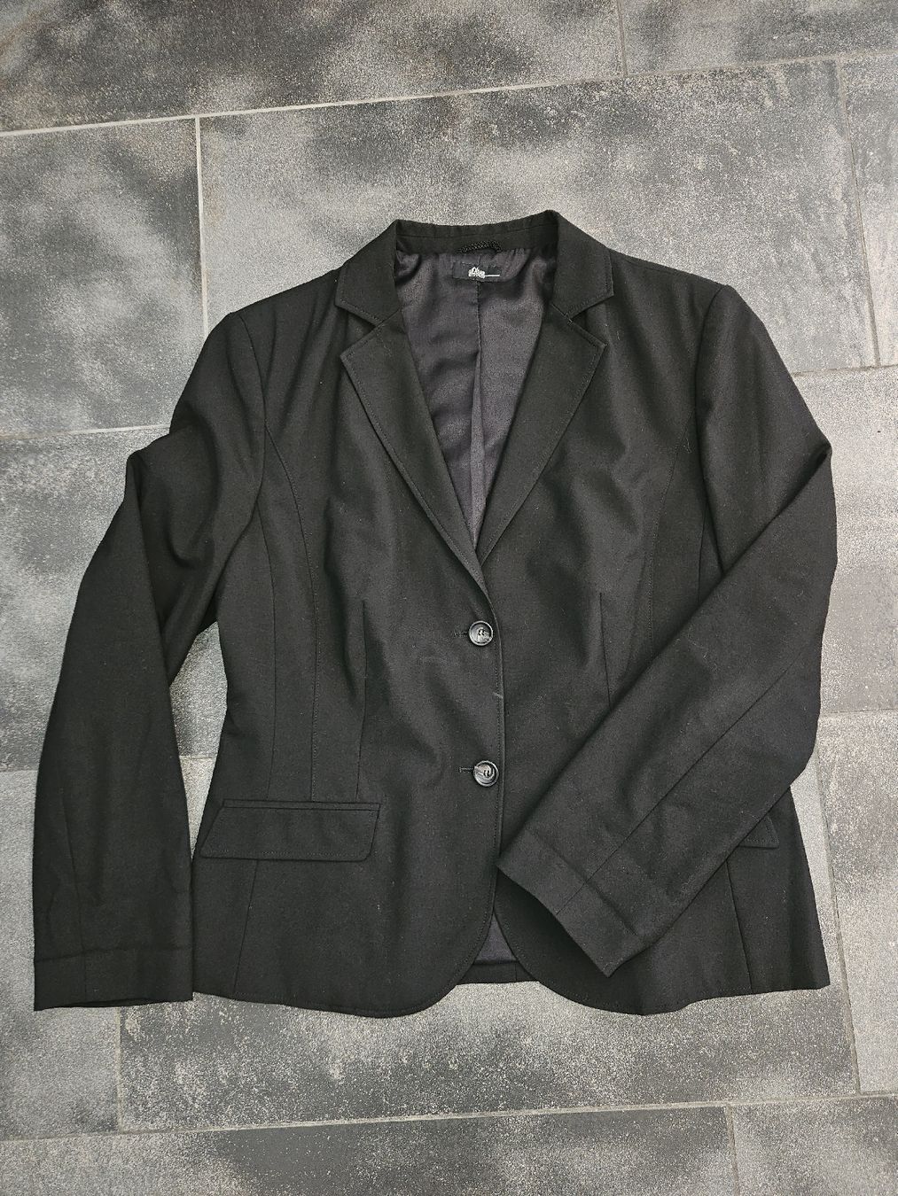 S.Oliver Giacche: Damen Blazer S.Oliver Selection schwarz Grösse L  – Nuovo (secondo la descrizione) da Anwil venduto da nomolnoi 1