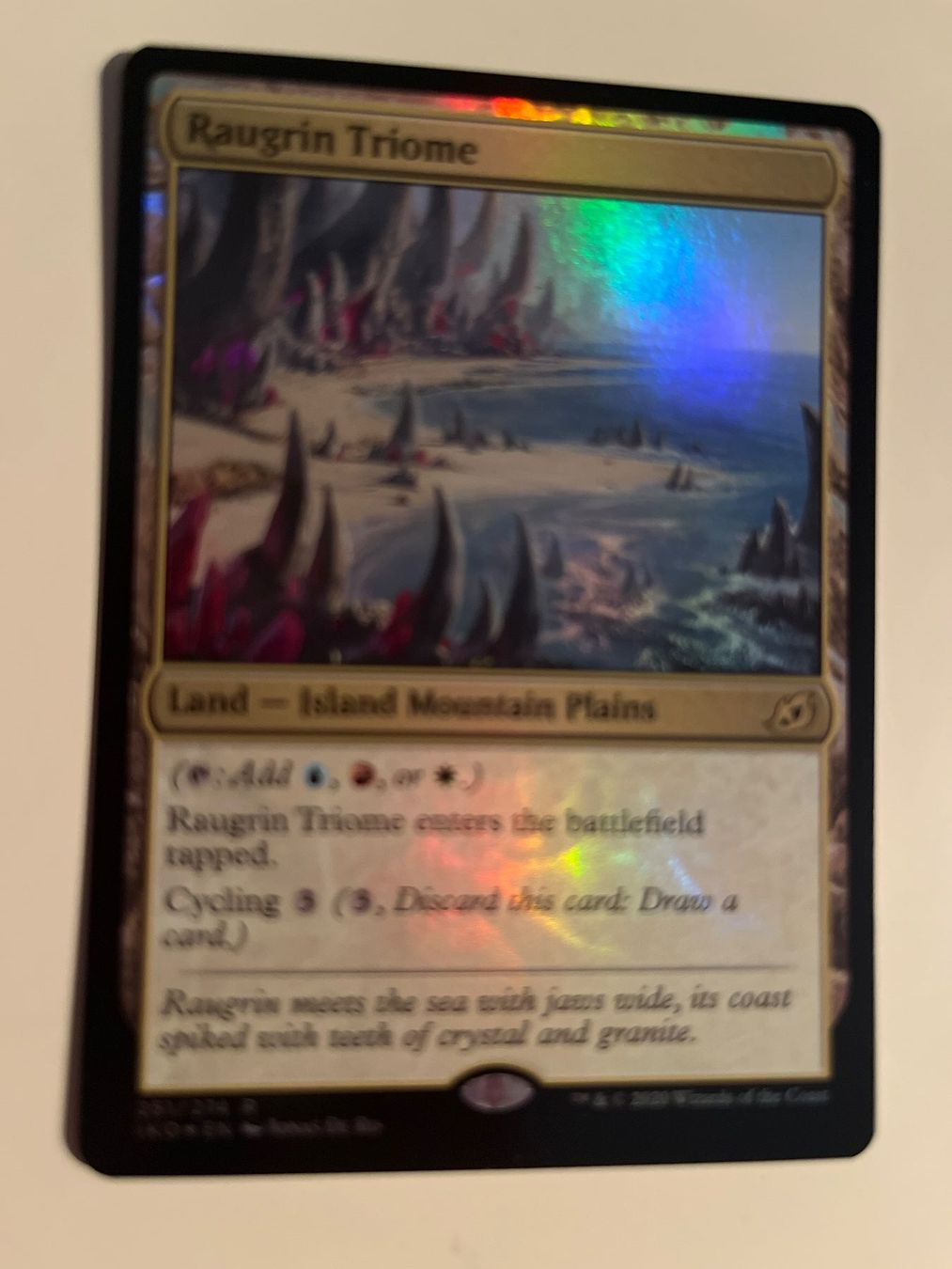Magic The Gathering Carte collezionabili: 1 x Raugrin Triome - FOIL - Magic: The Gathering - MtG – Usato da Kriens venduto da Shadi1980