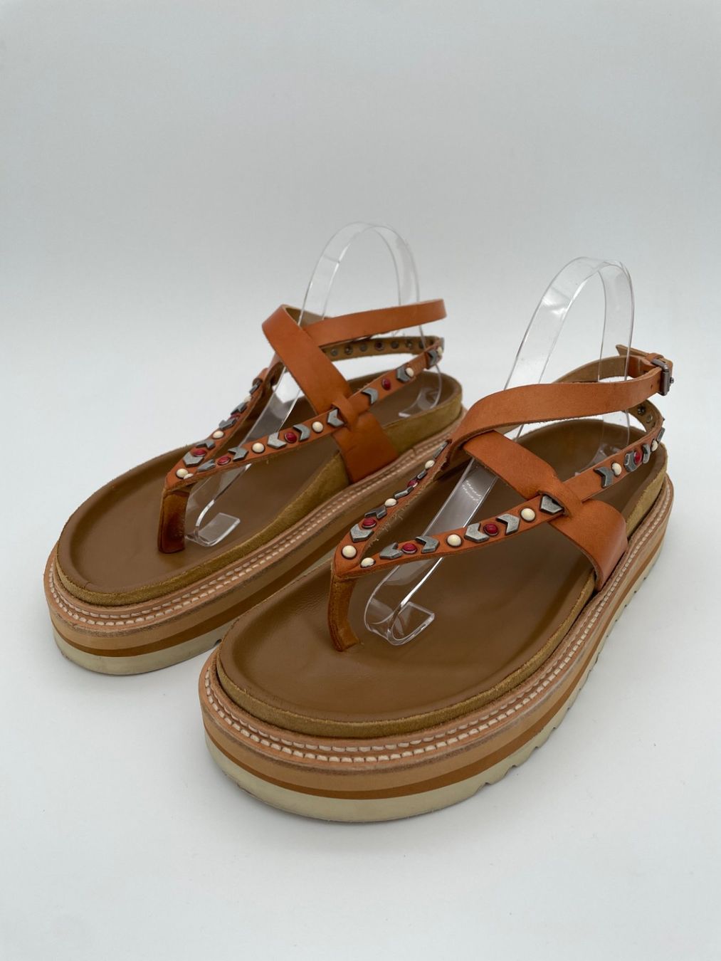 Isabel Marant Scarpe da donna: Isabel Marant Elham Flache Sandale EU 40 Braun – Usato da Zürich venduto da shoe_shop 2