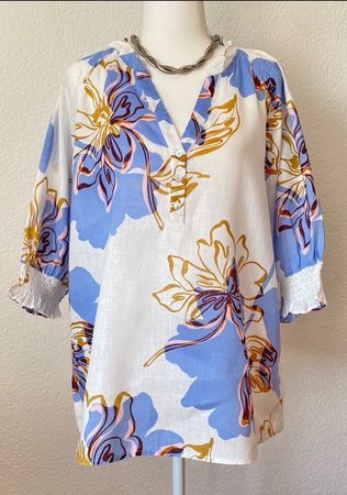 Leinenbluse von Sussan (Australian) Grösse 12/M