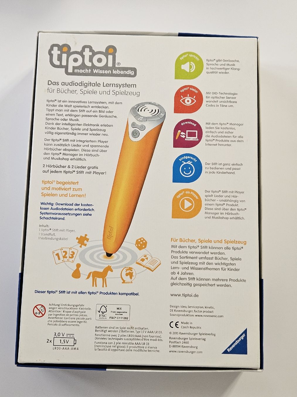 Tiptoi Giochi: Tiptoi Der Stift mit Player audiatives Lernsystem – Usato da Oberdorf BL venduto da BaldenEagle 2