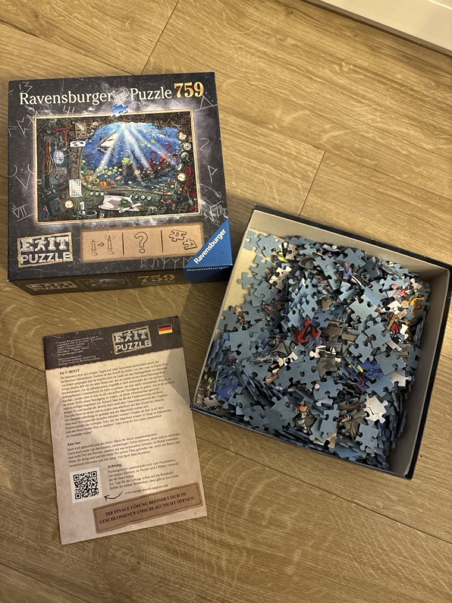 Ravensburger Puzzle: Exit Puzzle Ravensburger U-Boot – Usato da Wil SG venduto da Deborah1997 1