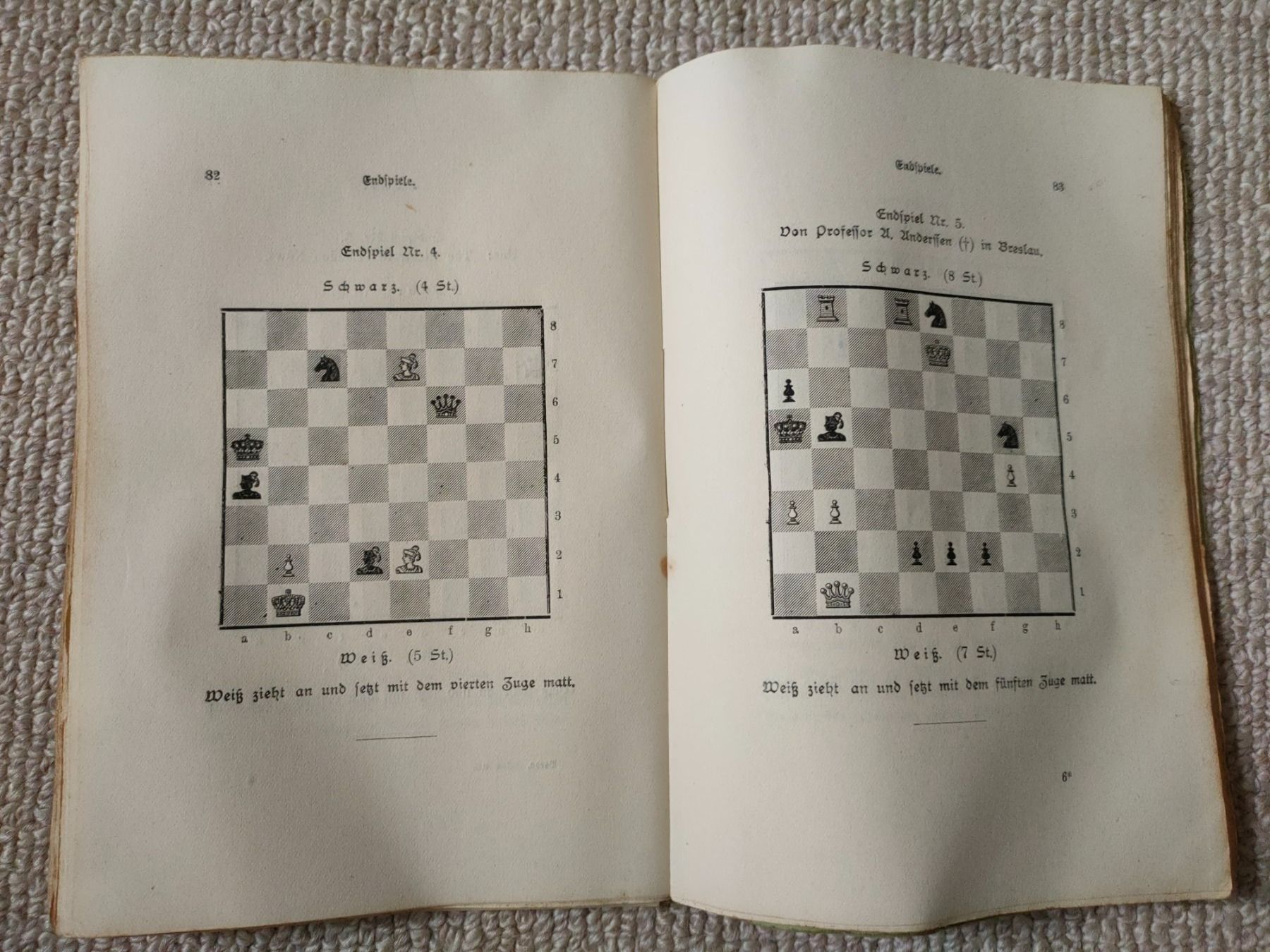 Bücher: Schachbuch , von ca. 1912 – Gebraucht aus Linthal von Mina52 1