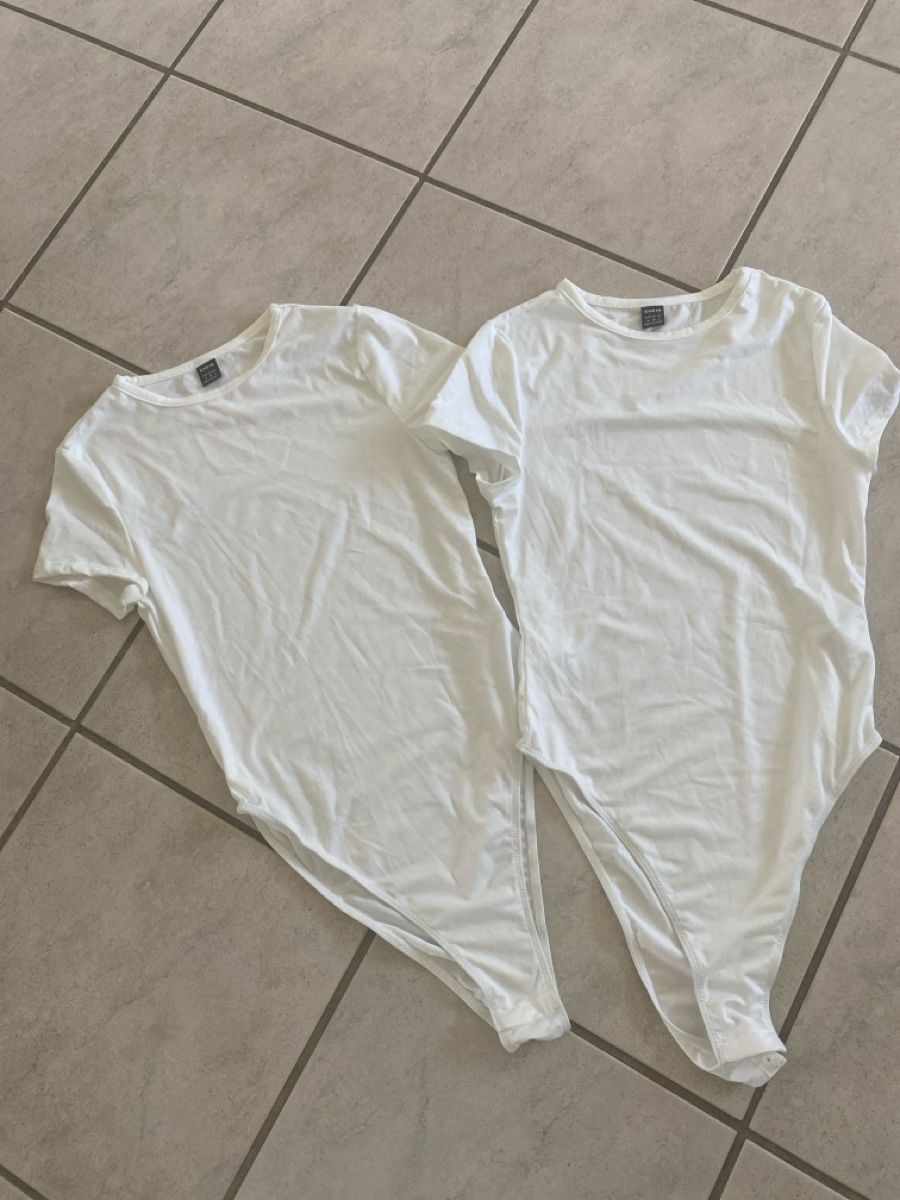 Shein Altra biancheria intima: Bodysuits / Unterhemden 2er-Pack Weiss Gr. M/38 Sommer-Basic – Nuovo (secondo la descrizione) da Glattfelden venduto da Mara050 1