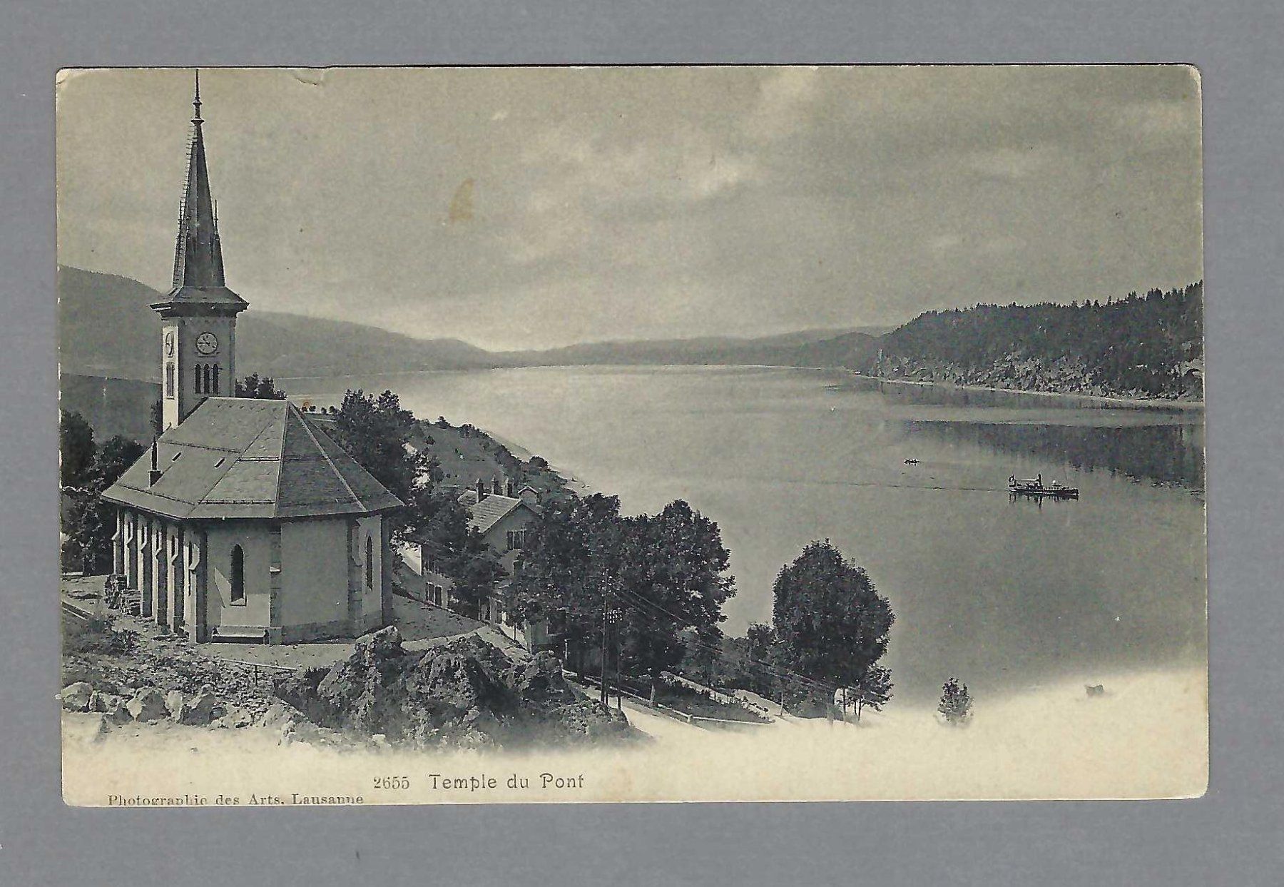 Ansichtskarten: 1905, PONT, TEMPLE – Gebraucht aus Pura von ulisse1957