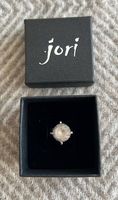 JORI Fingerring Bergkristall gefasst mit Silber 