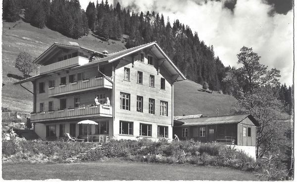 Cartoline postali: Adelboden, Ferienheim CANTATE um 1950 – Usato da Frauenfeld venduto da POML