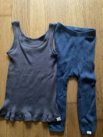 Minimalisma Wolle/Seide, Unterhemd und Leggings, 86/92
