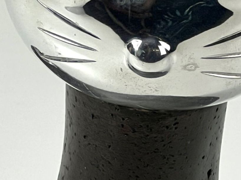 Statuette: PR RAM/DESIGN Skandinavische Design-Katzenfigur massiv – Usato da Zürich venduto da Arche_Brockenhaus 6