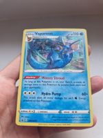 carte pokémon vaporeon anglais holo cosmos promo 