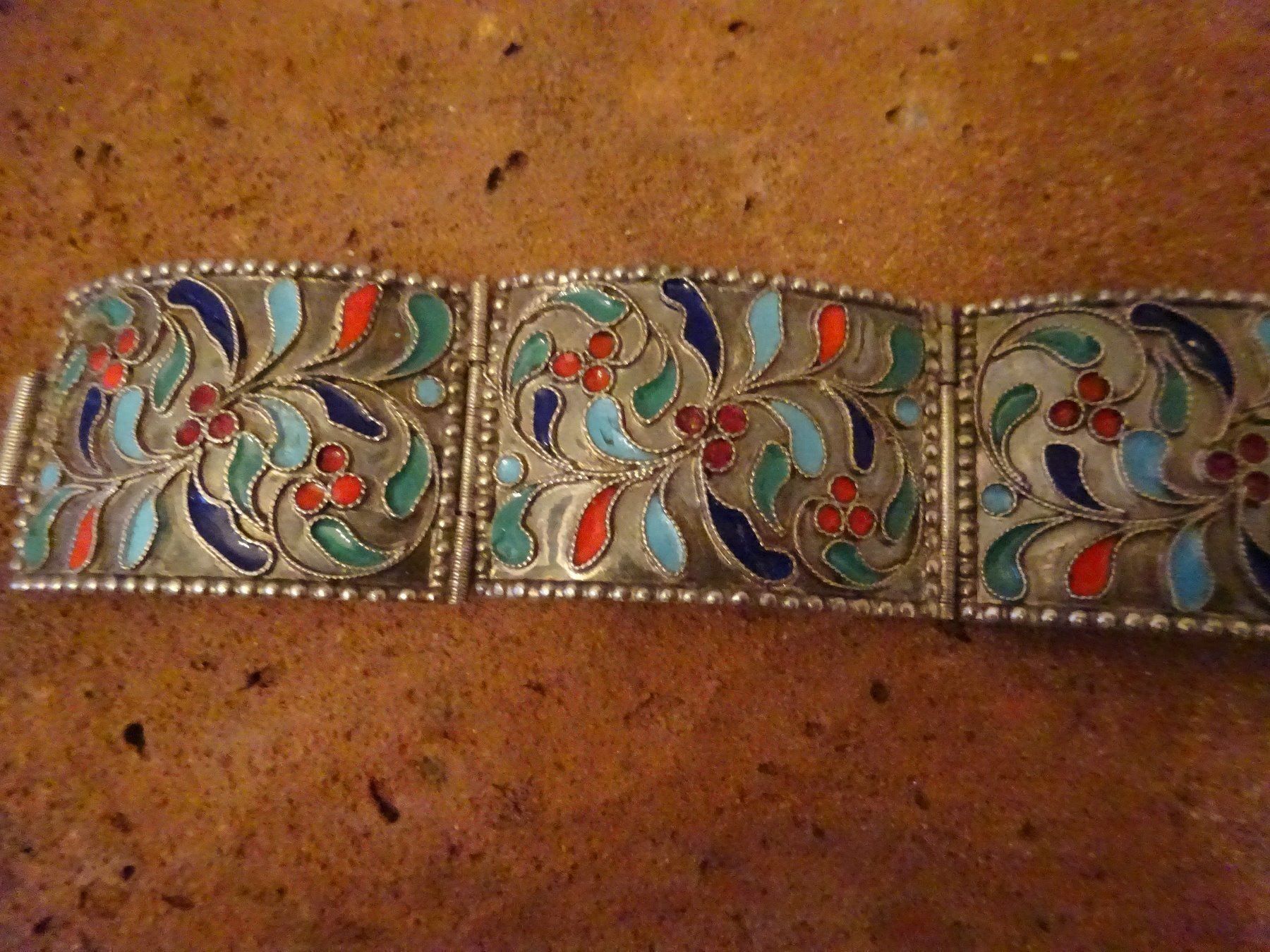 Bracciali & Braccialetti: Armband Silber Cloisonné – Usato da Esslingen venduto da FetteSchnecke 6