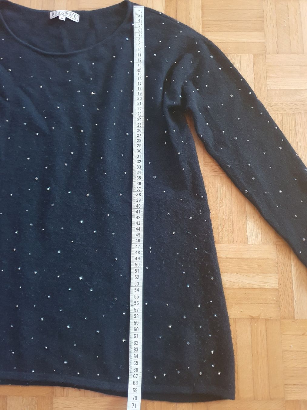 Maglioni & Felpe: Kaschmirpullover, Pullover 100% Kaschmir, schwarz, Strass, M – Usato da Neuhausen venduto da mamanti024 3