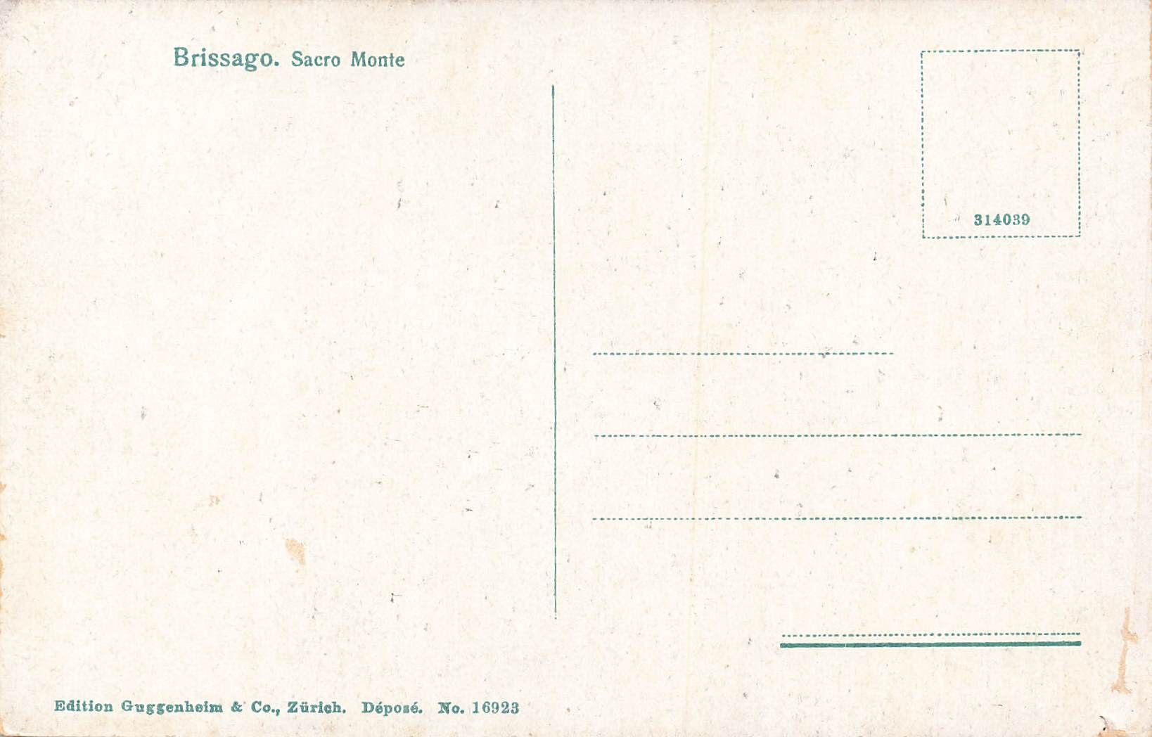 Cartoline postali: Brissago sacro monte – Usato da Biasca venduto da Blenio71 1