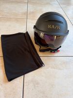 Skihelm mit Visier Kask schwarz XL/62