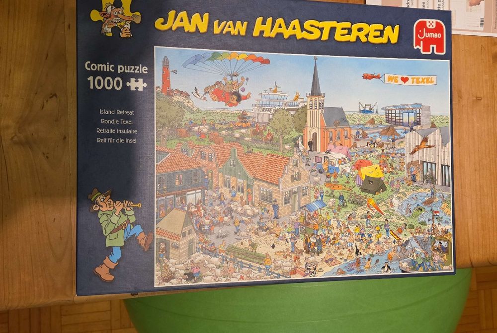 Jan Van Haasteren Hockey Meisterschaften – 1000-Teile-Puzzle – Witziges Comic-Motiv Mit Vielen Details – Premium-Qualität Aus Den Niederlanden