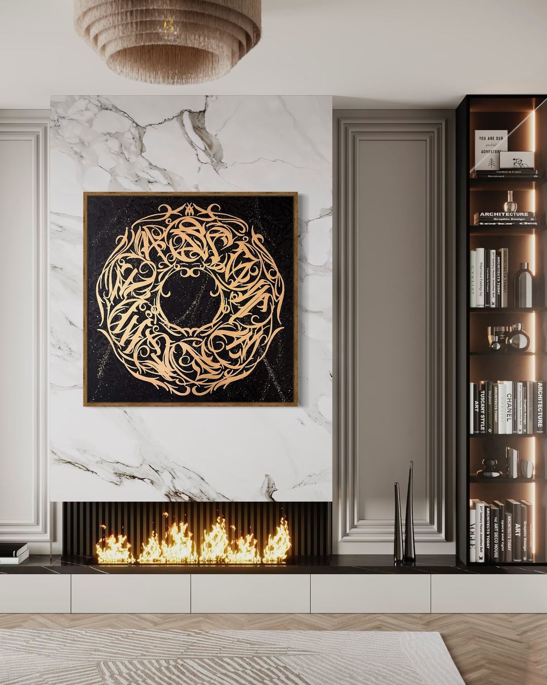 Dipinti: Calligraffiti Mandala | Original Gemälde, Unikat! – Nuovo (secondo la descrizione) da Emmenbrücke venduto da ThierryOliver 1