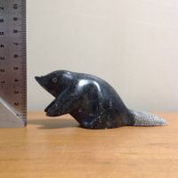 Eskimo Art Skulptur signiert - inuit - castor R. Parkinson
