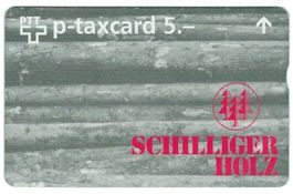 Taxcard KF-341 Schilliger Holz Küssnacht am Rigi ungebraucht