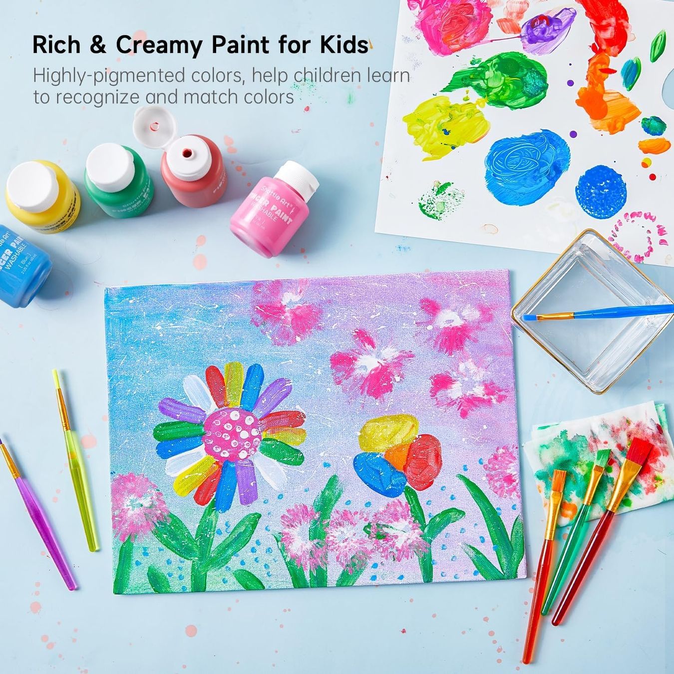 Colori: Fingerfarben Set für Kinder mit 12 Farben – Nuovo e nell'imballaggio originale da St. Gallen venduto da sch_zsz7 2