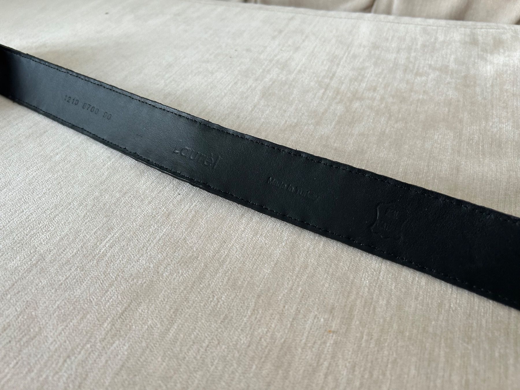 Cinture: Laurel black leather belt – Usato da Rüschlikon venduto da Tey_sl 2