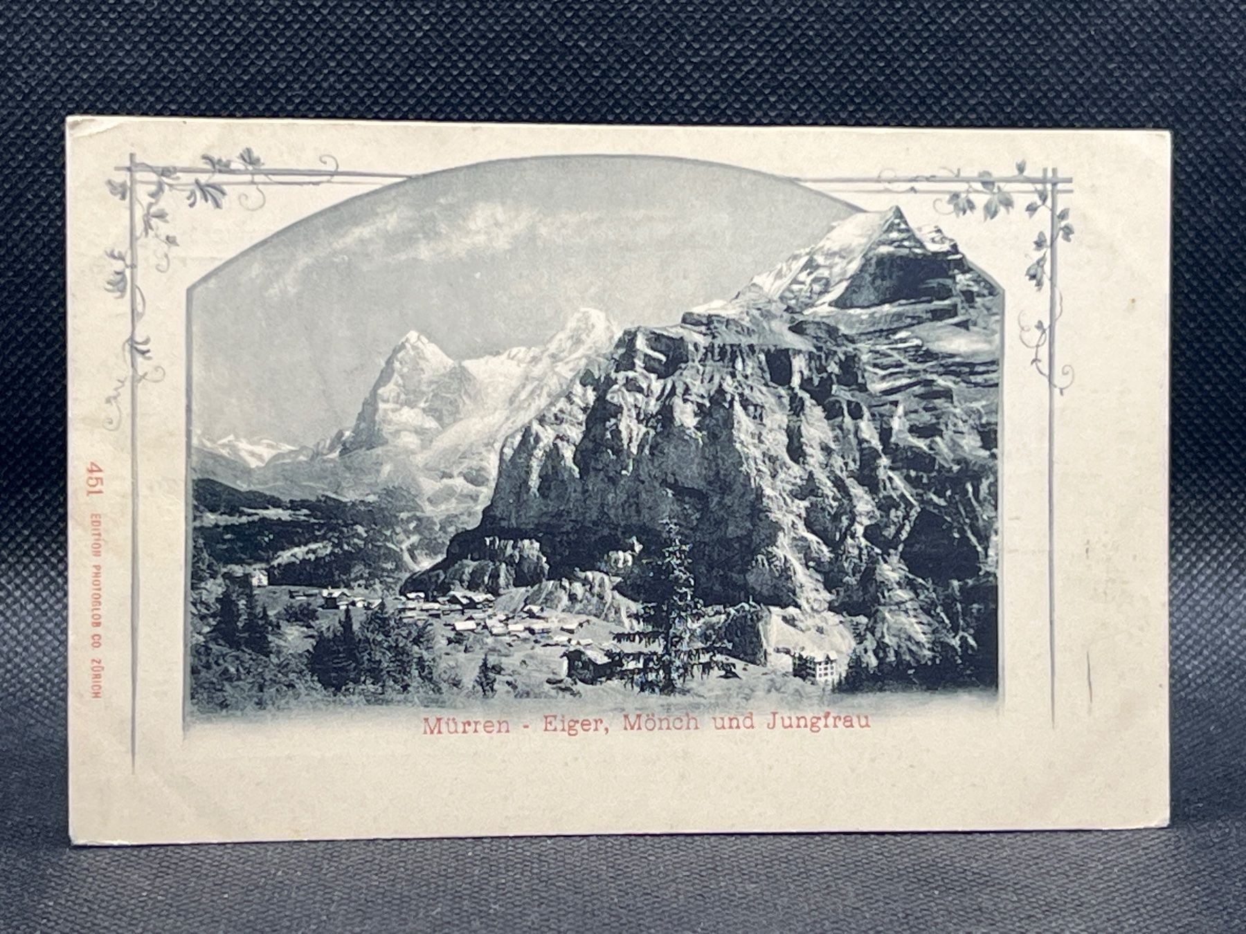 Ansichtskarten: Mürren - Eiger, Mönch und Jungfrau – Gebraucht aus Widnau von Brusi9
