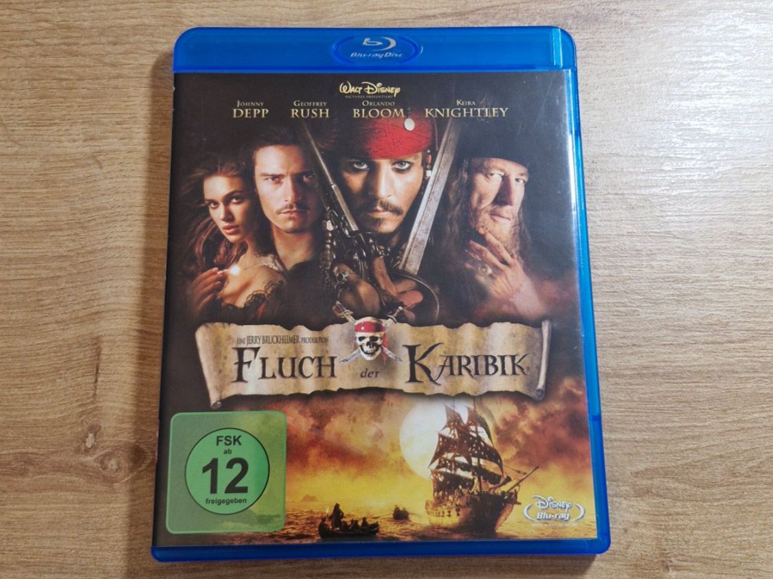 Tutti i DVDs: Fluch der Karibik (2003) Bluray – Usato da Pfungen venduto da Whitie