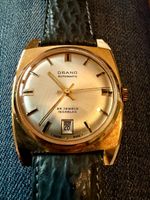 Montre Orano NOS Swiss Automatique day date plaqué or vintag