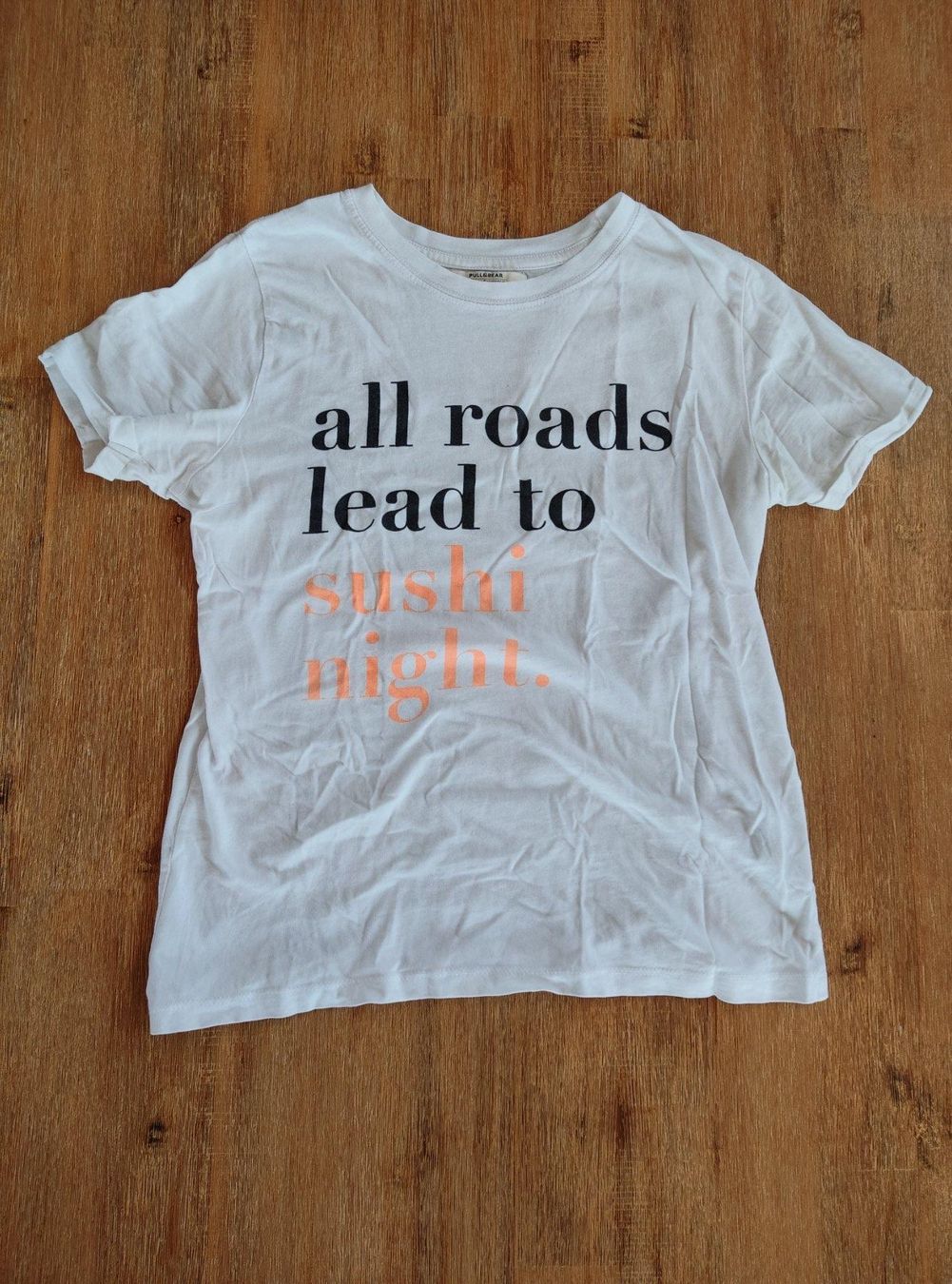 Pull&Bear T-shirt: White t-shirt - S – Usato da Wallisellen venduto da Camcha