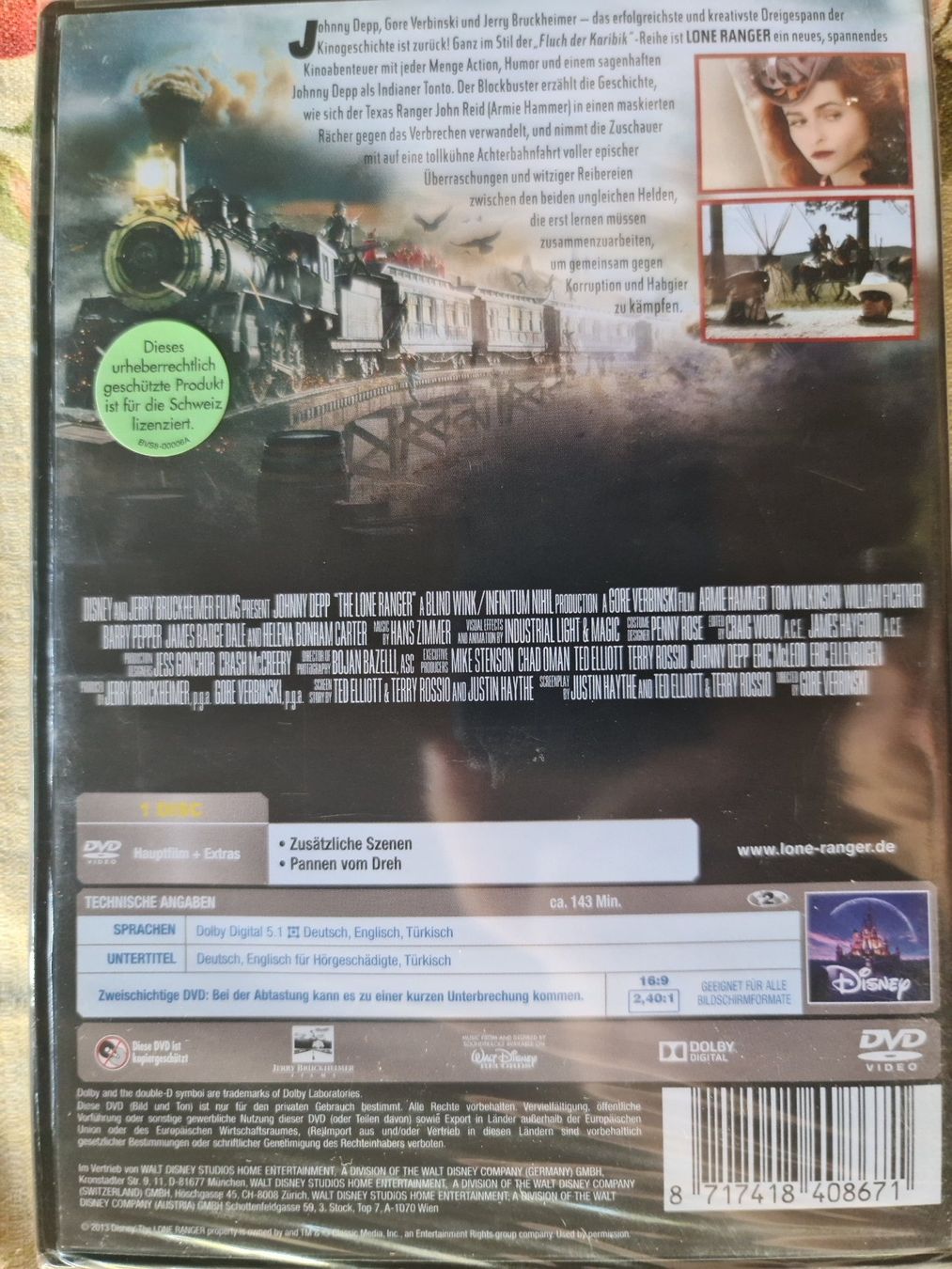 Tutti i DVDs: Lone Ranger ungeöffnet ! – Usato da Dintikon venduto da Vexi 1