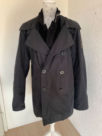 Trenchcoat für Herren in dunkelblau