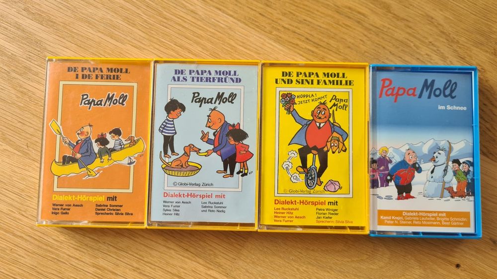 Kassetten Papa Moll 3 Stück , 6 PAPA MOLL KASSETTEN ZU EINEM PREIS ...