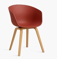 2× HAY About A Chair AAC 22  rot Eiche  sehr guter Zustand