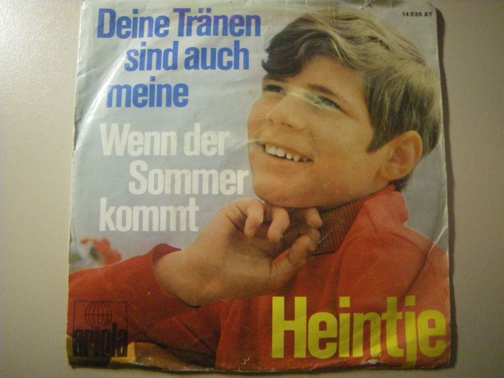 VinylSingle Heintje Deine Tränen sind auch meine Kaufen auf Ricardo