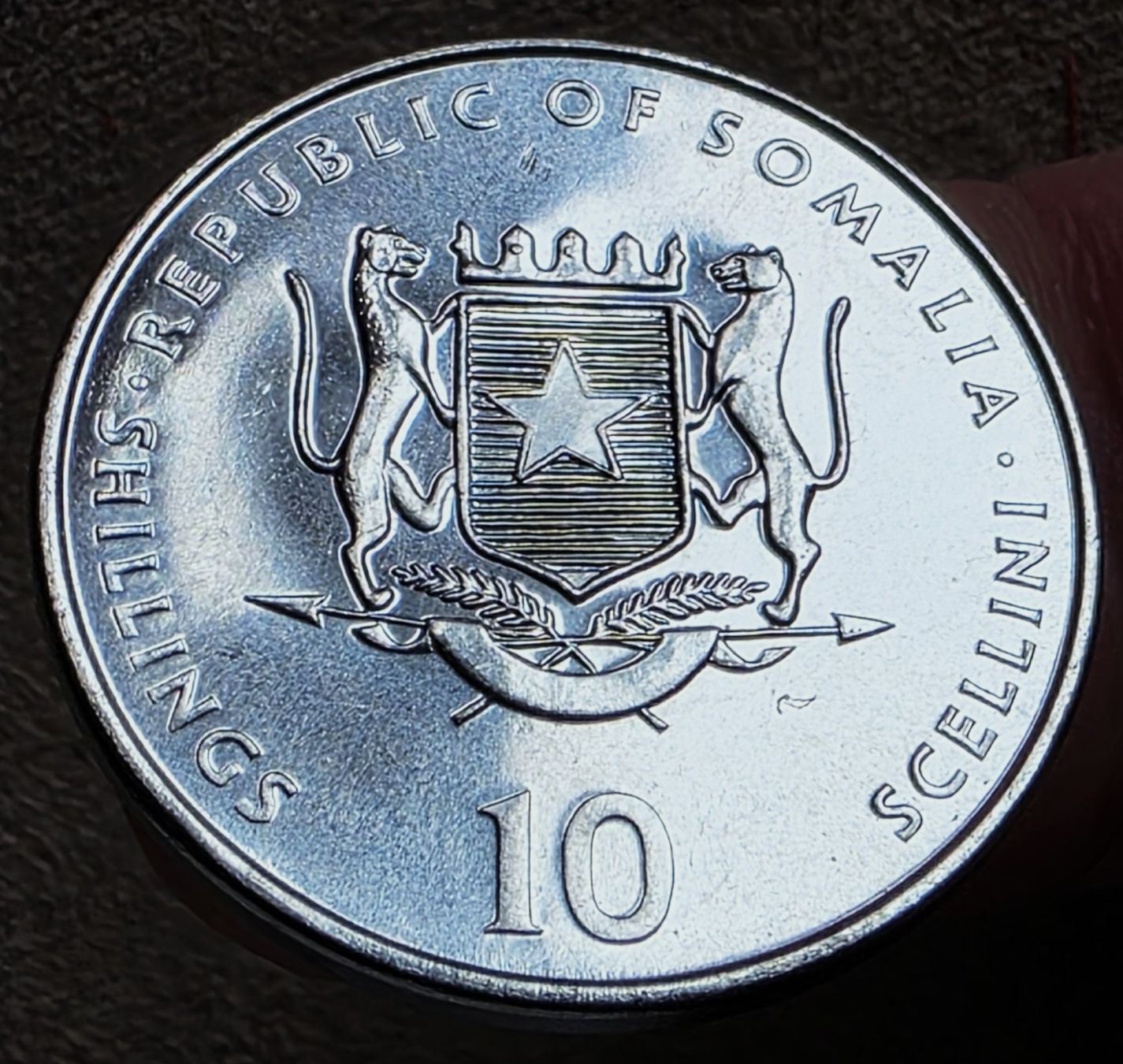 Tutti le monete: SOMALIEN 10 SHILLINGS 2000 UNZ. – Nuovo (secondo la descrizione) da Winterthur venduto da Creso70 1