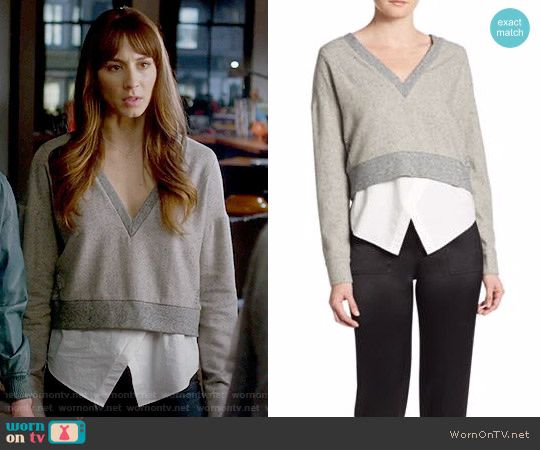 Maglioni & Felpe: Grauer Pullover mit V-Ausschnitt von Derek Lam – Usato da Winkel venduto da Zimtguetzli 5