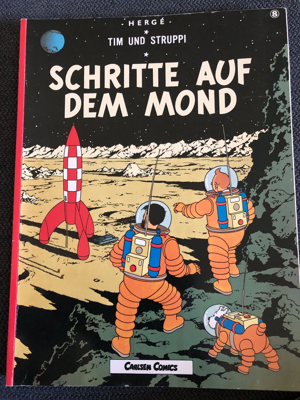 Fumetti: TIM UND STRUPPI TIM SCHRITTE AUF DEM MOND – Usato da basel venduto da Lastcall