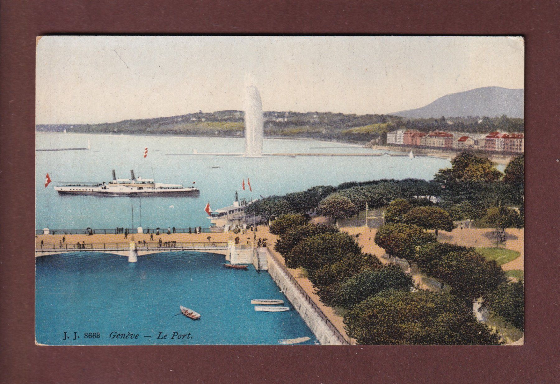 Cartoline postali: GENEVE - Le Port – Usato da Pully venduto da nicecards