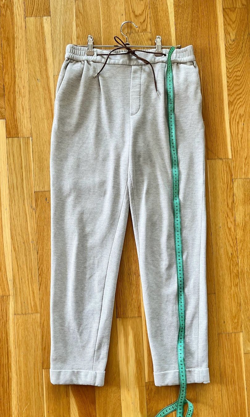 Massimo Dutti Pantaloni: Massimo Dutti Jogger-Hose hellgrau – Gr. 38 – Usato da Kilchberg ZH venduto da sentiera 1