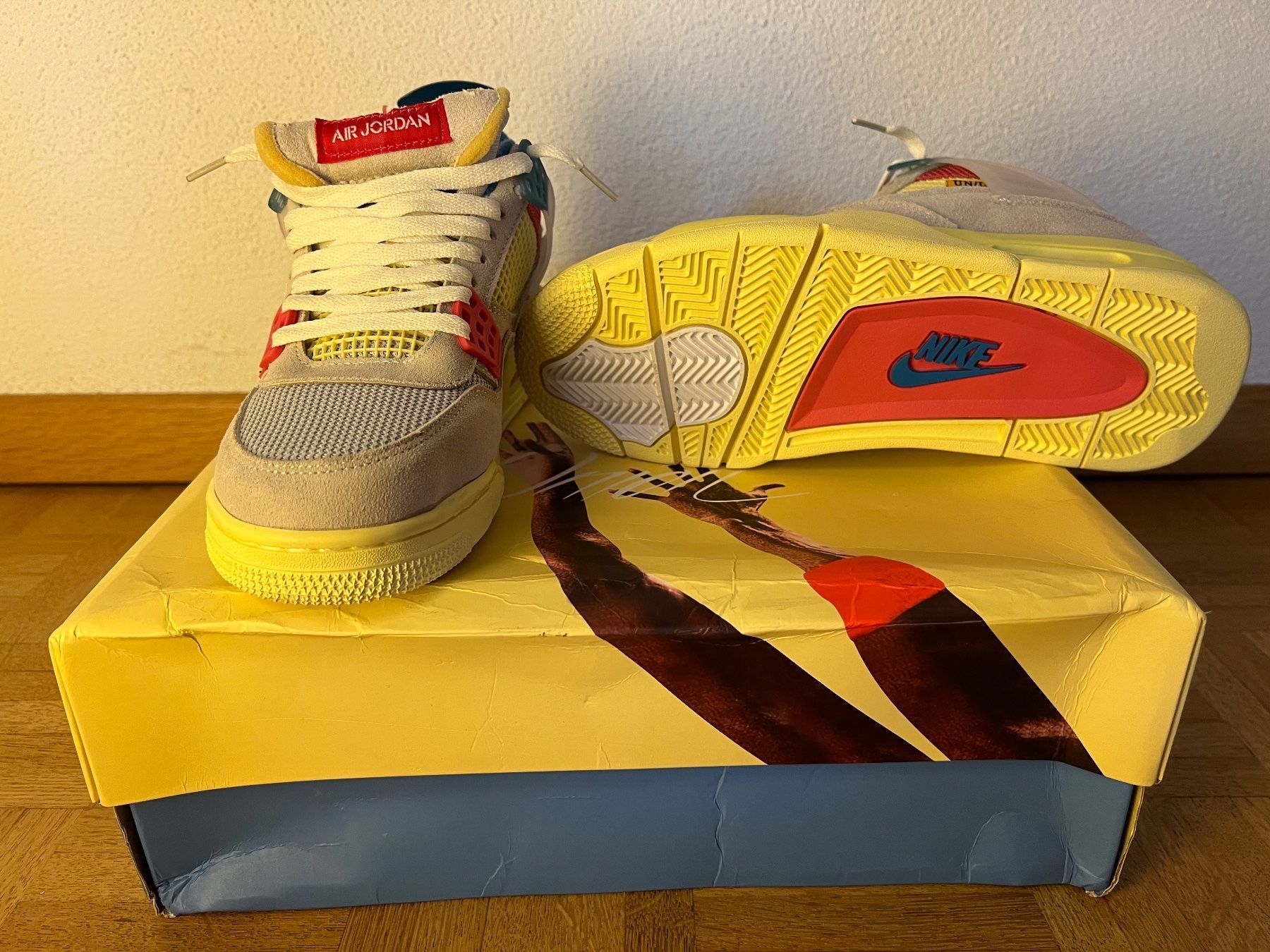 Jordan Scarpe da uomo: Air Jordan 4 Retro Union Guava Ice – Nuovo (secondo la descrizione) da Lachen SZ venduto da mima41 1