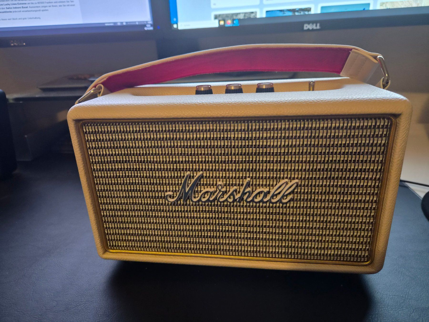 Marshall Lautsprecher: Marshall Kilburn Gen. I beige, Bluetooth – Gebraucht aus Villnachern von twofacefromportishead 4