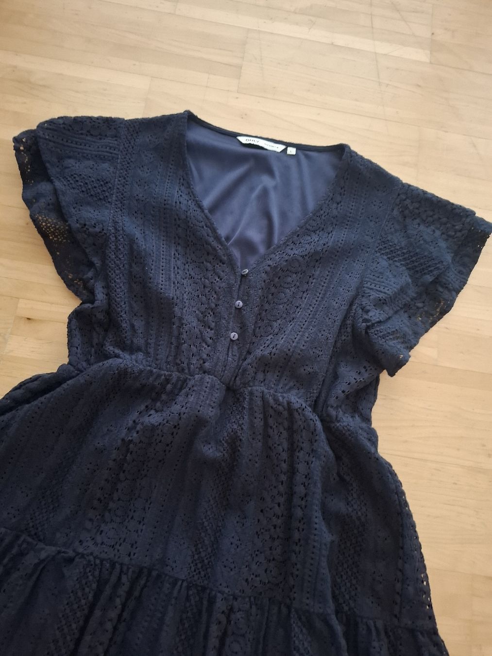Only Vestiti: Kleid ONLY dunkelblau Spitze Gr. L fast neu – Nuovo (secondo la descrizione) da Grosswangen venduto da fesch01 2