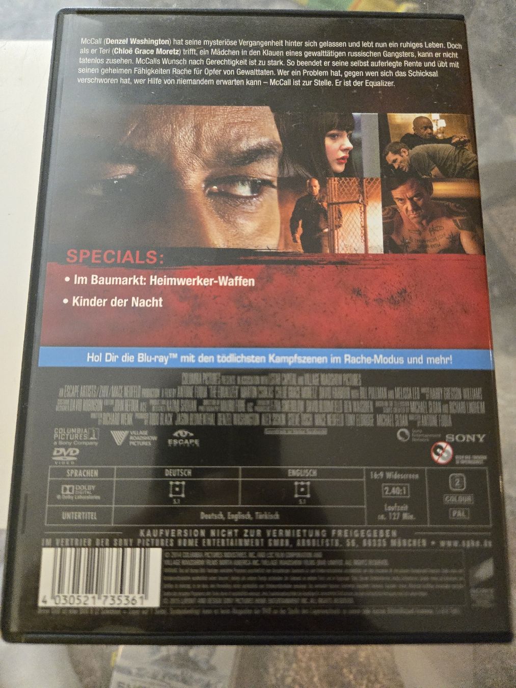 Tutti i DVDs: The Equalizer DVD – Usato da Bussigny venduto da Kfdlt 1